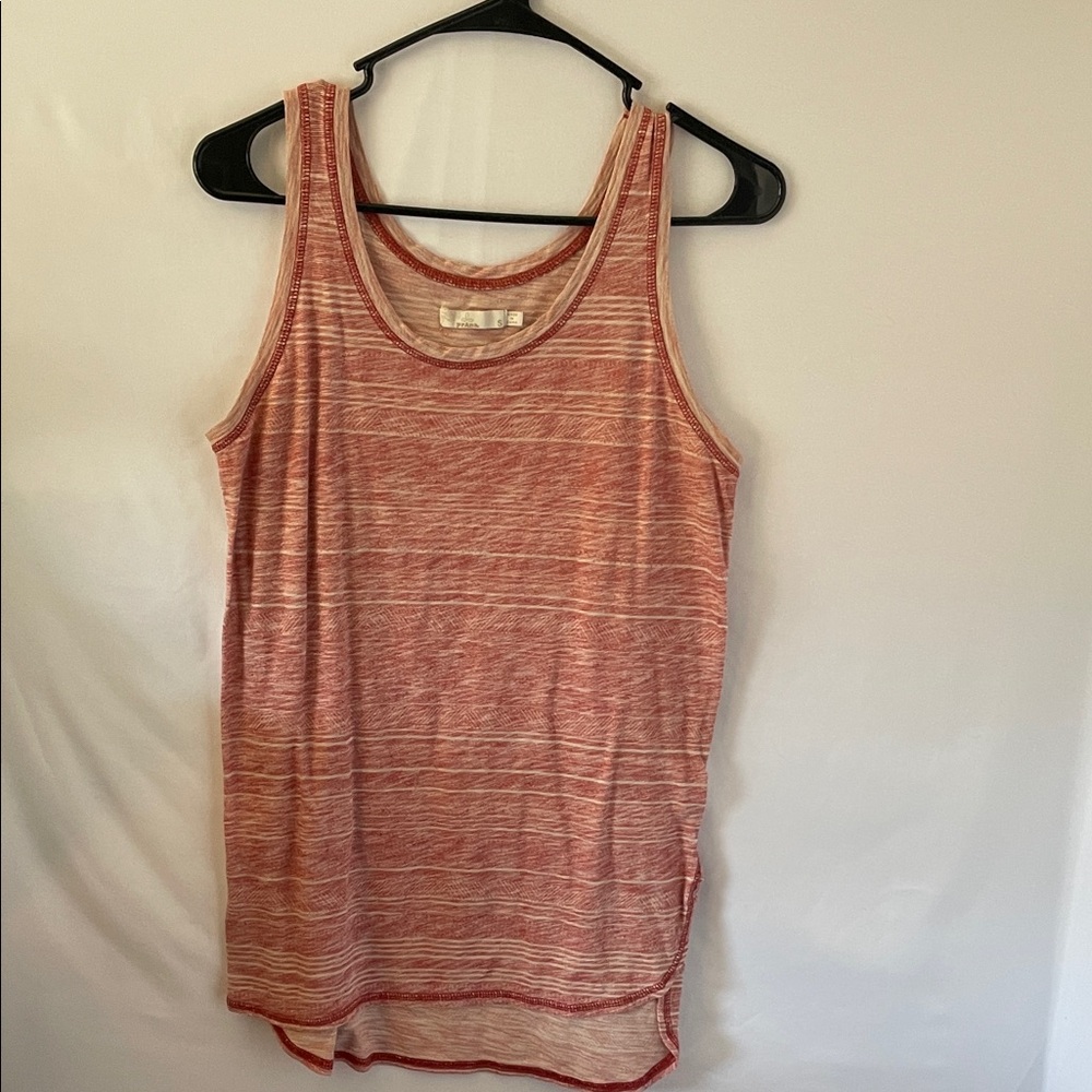 Prana Women's Heathered Red Tank Top